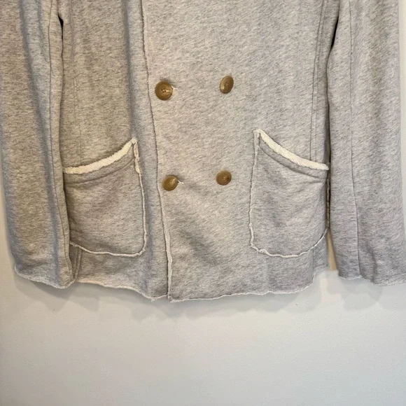 Frank & Eileen Belfast Sweatshirt Peacoat Size S Gray Melange - Picture 5 of 16